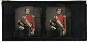 イギリス陸軍将校、1855年（ダゲレオタイプ） 作： Thomas Richard Williams